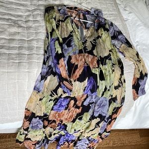 Anthropologie XS Petite Maxi Dress